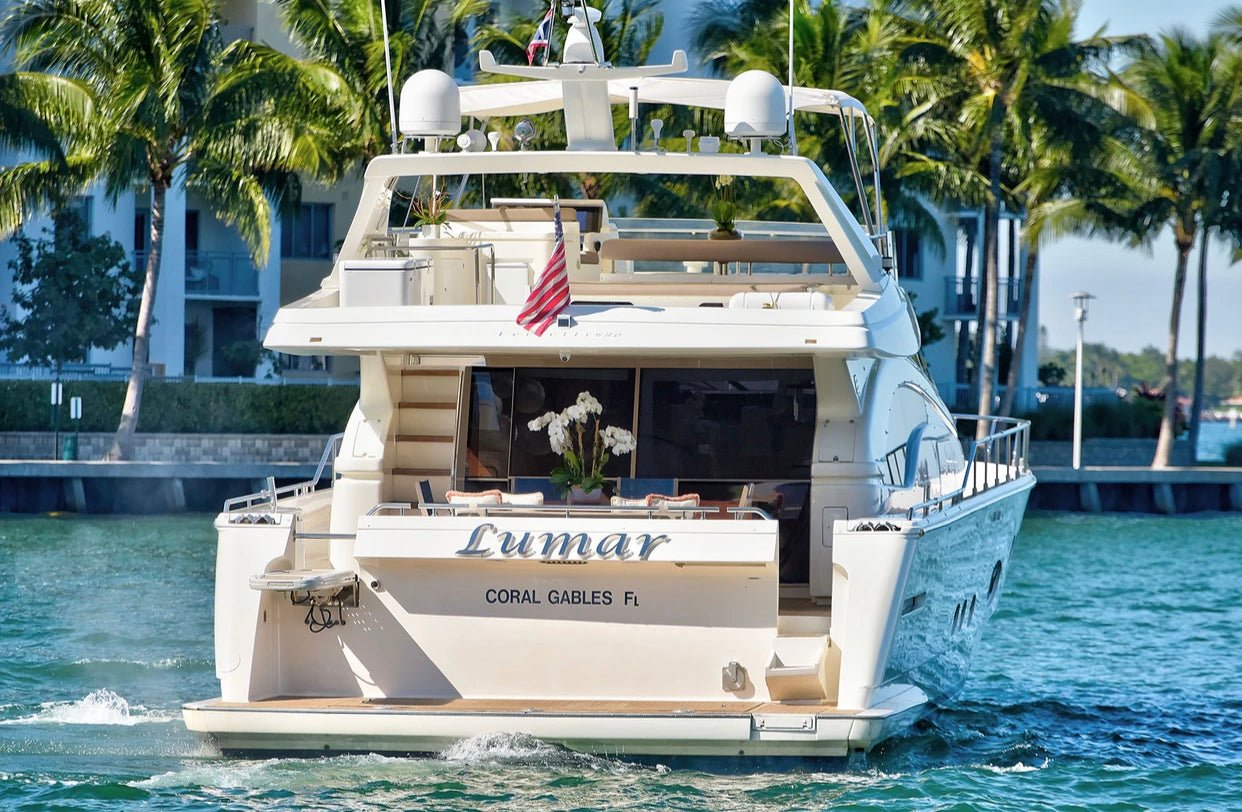 75' Ferretti “Lumar” - Evilot Enterprises