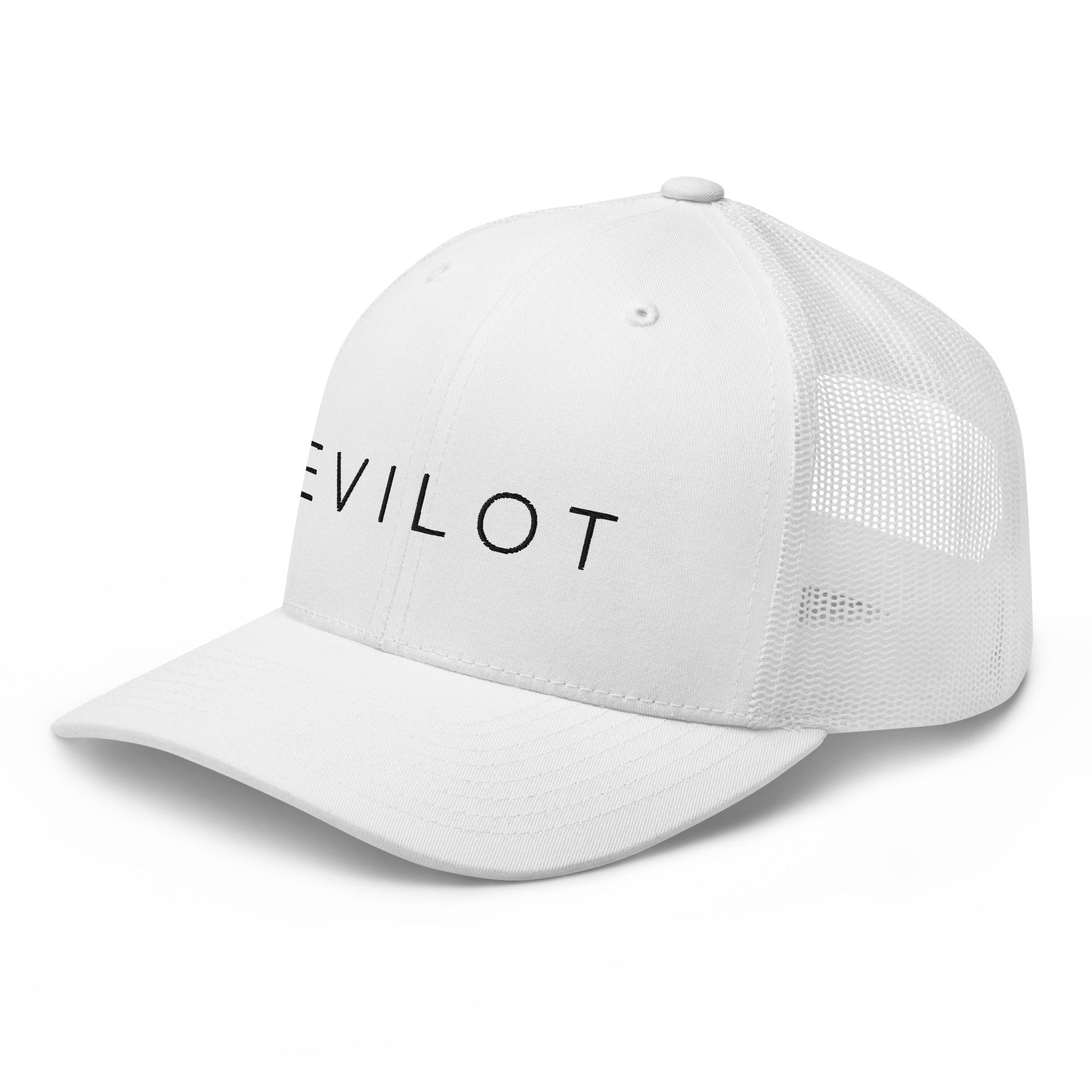 Evilot Trucker Cap - White - Evilot Enterprises